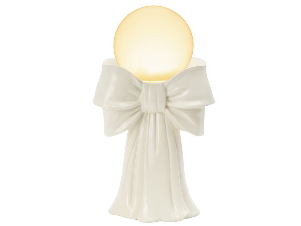 Francfrancのリボンランプ ホワイト