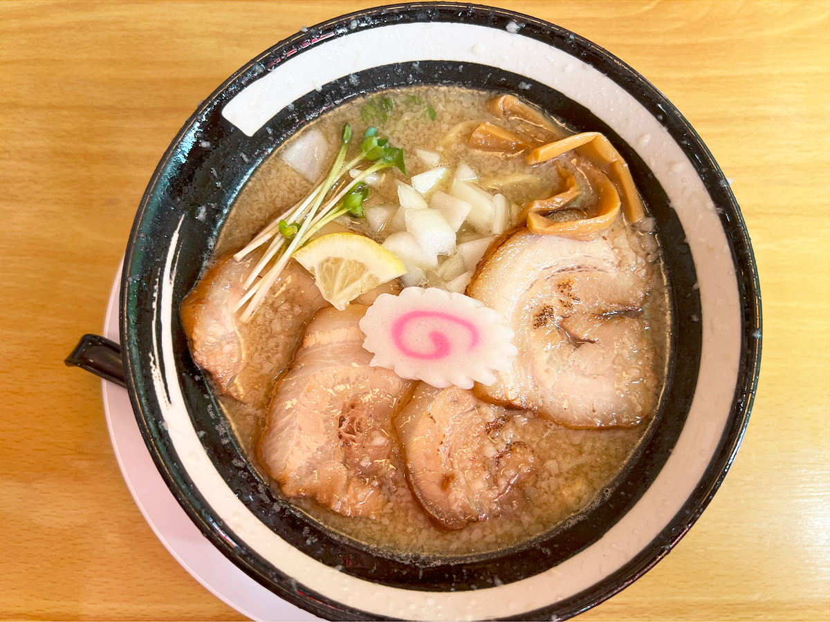 麺屋 川の口の背脂塩ちゃーしゅうめん