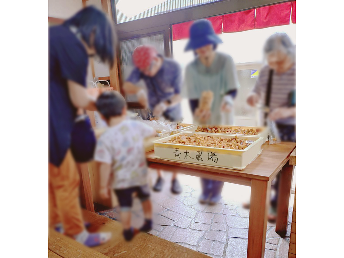 青木農場の農場直売会