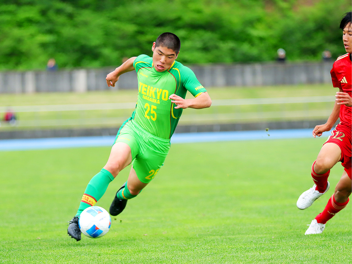 １年生で帝京長岡FWを務める児山雅稀