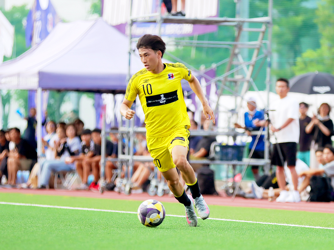 日本文理攻撃陣の中心、MF遠藤龍之介選手