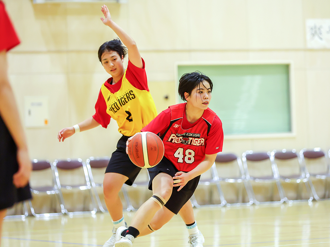 女王の座位に返り咲いた開志国際（女子）の主将、長濱エリカマリア（３年）