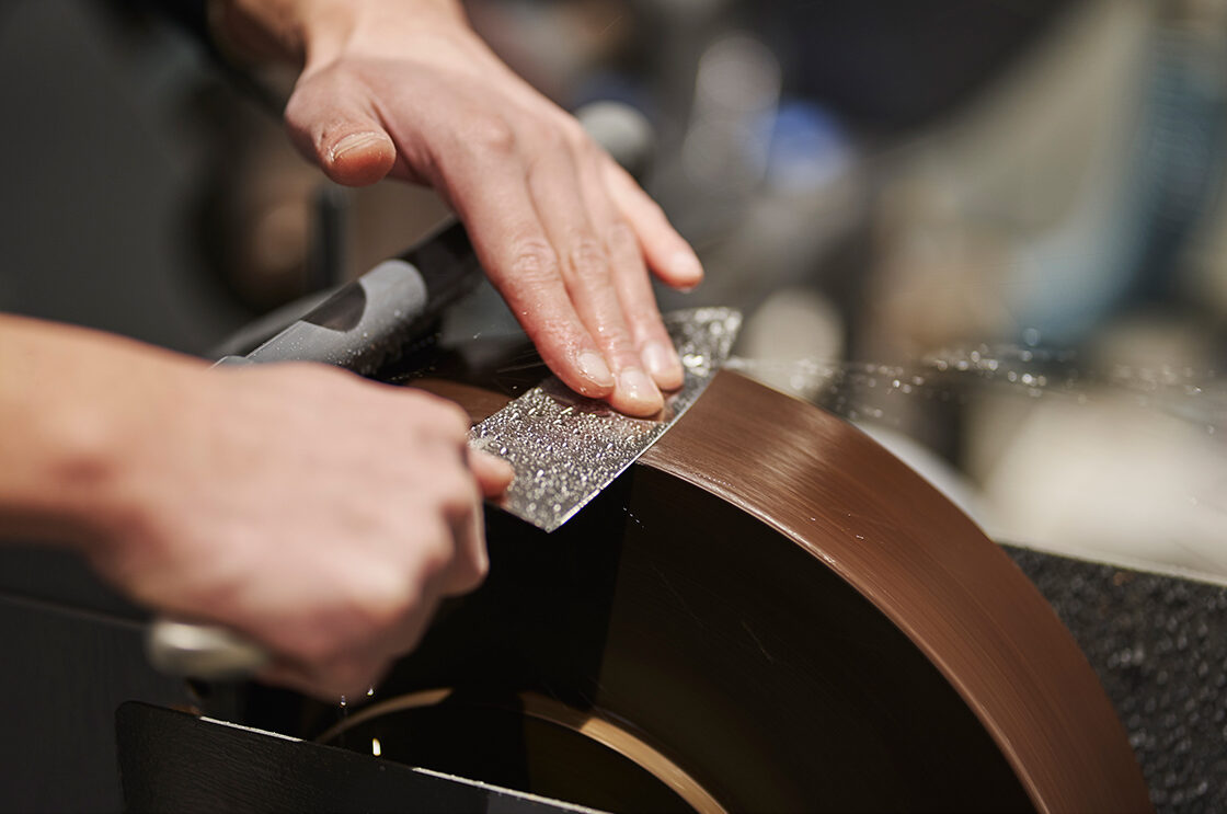 藤次郎の包丁研ぎ