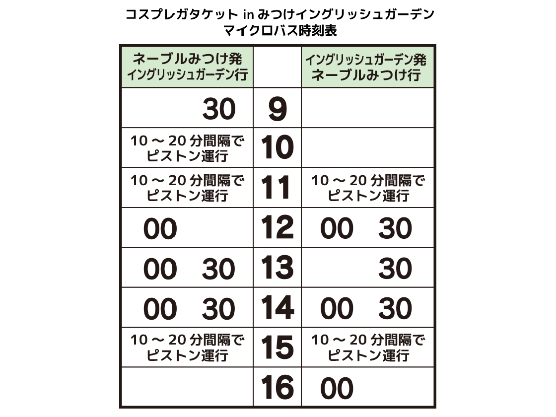 コスプレガタケットinみつけイングリッシュガーデン