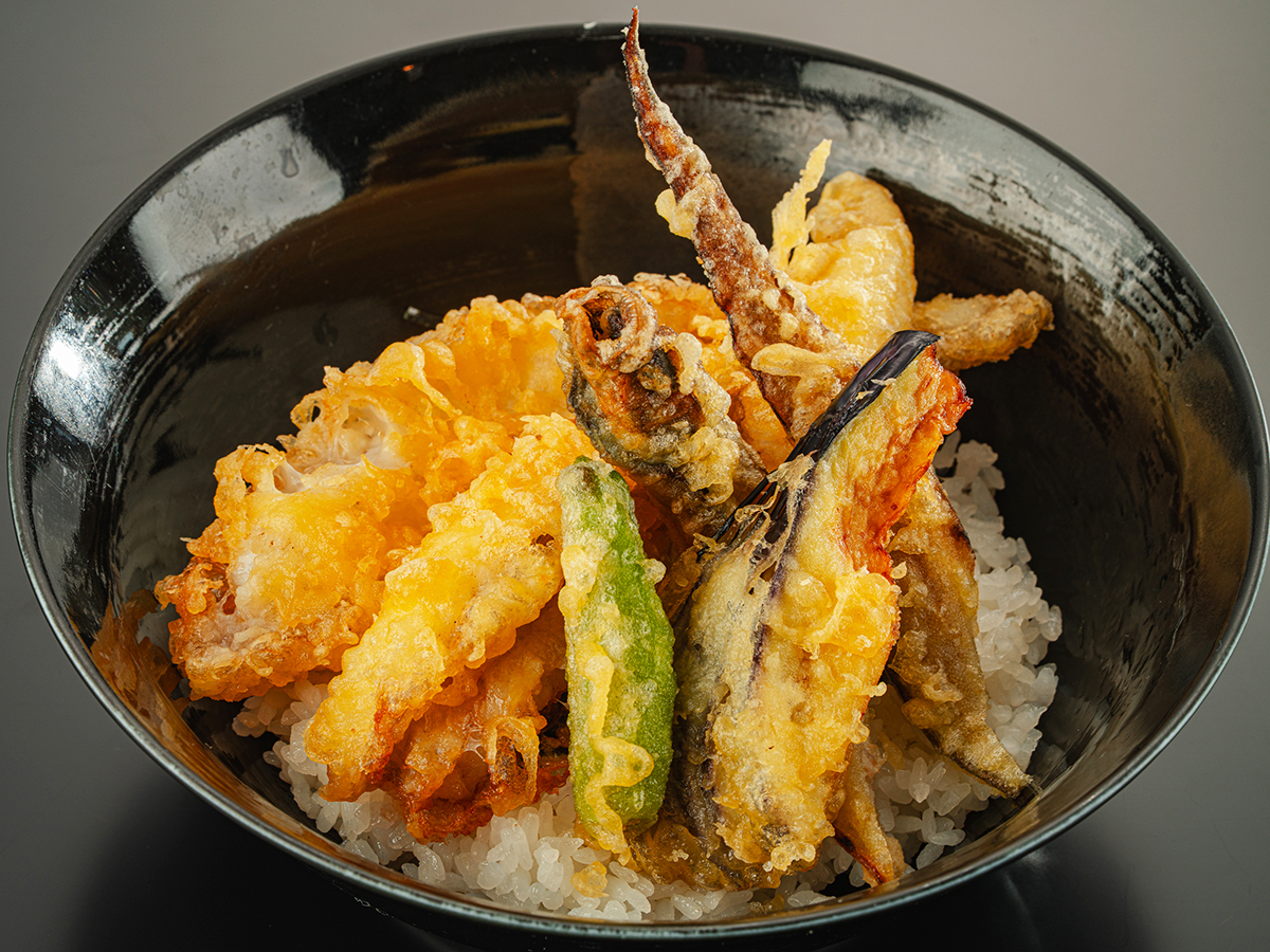 道の駅うみてらす名立の幻魚フェアの幻魚天ぷら丼
