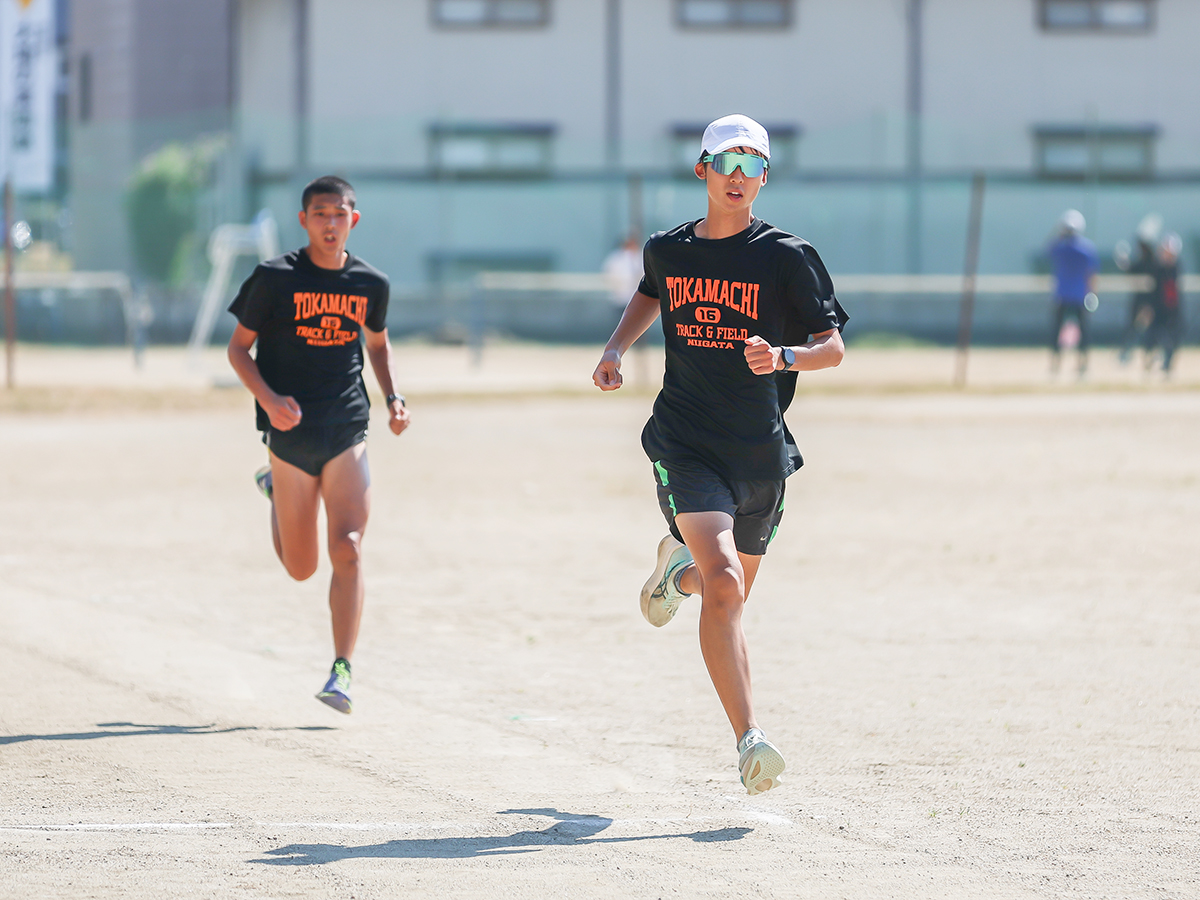 ３年ぶりの優勝を目指す十日町男子。女子とのアベック中小も期待