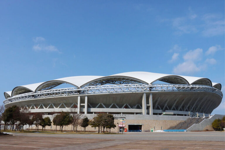 ビッグスワンスタジアムの外観