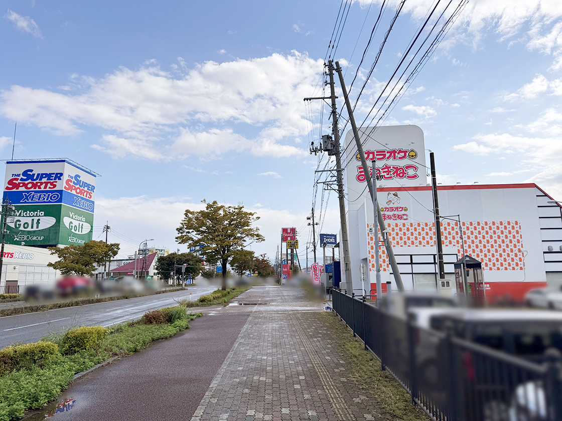 カフェエクラ長岡古正寺店の周辺