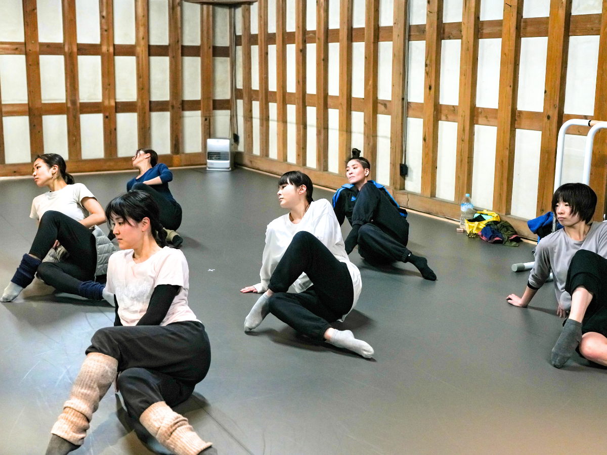 Studio奏蔵舎の2月公演のリハーサル風景