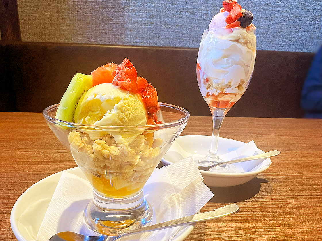 ベビーフェイスプラネッツ亀田店のランチデザート