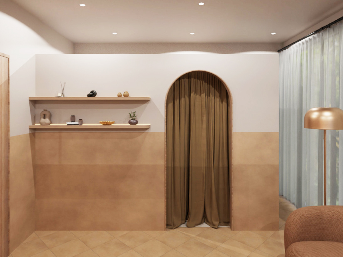 WORKOUTPILATES 新潟西店の店内パース