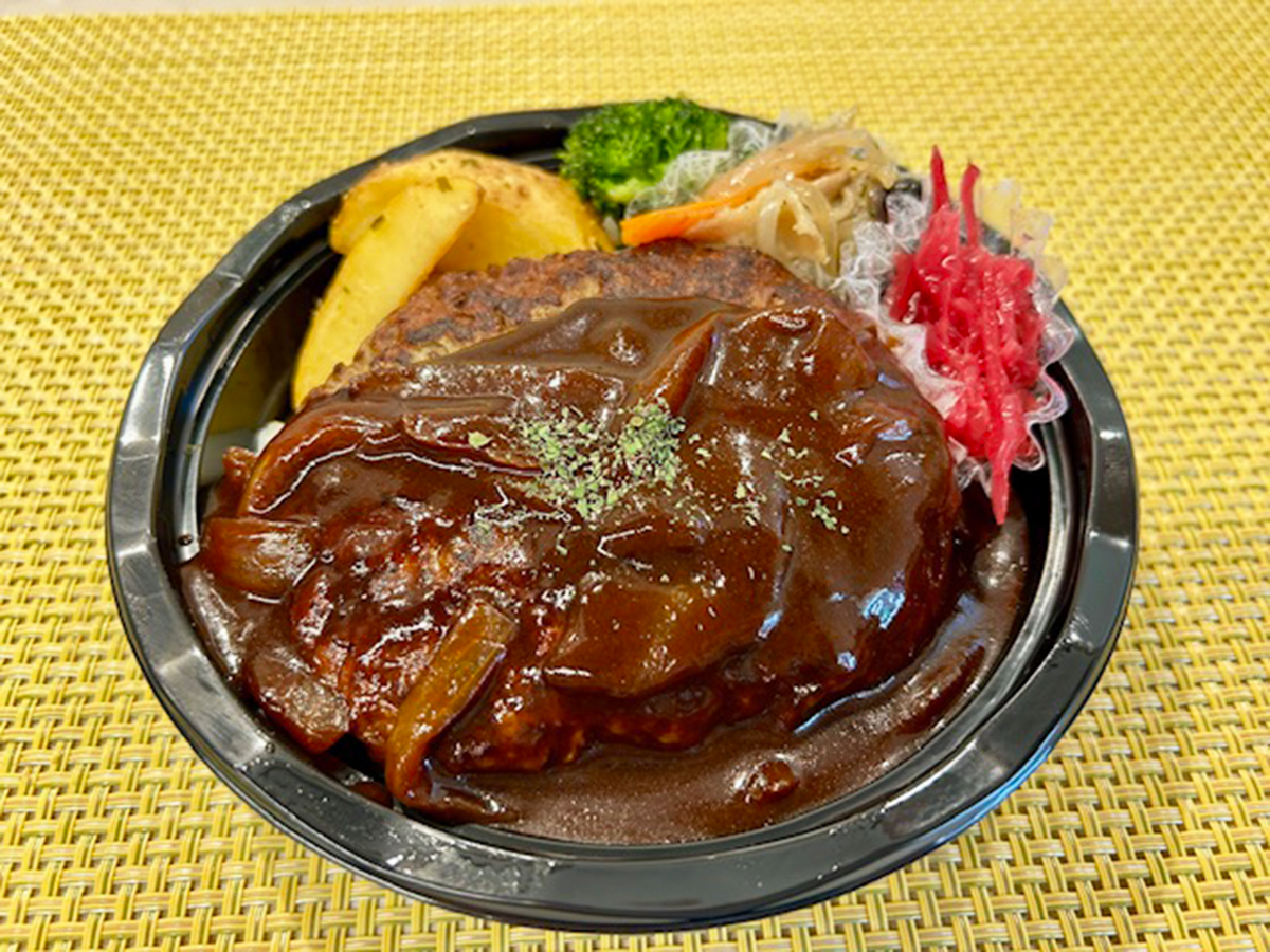 和縁+plus 東新潟駅前店のビッグハンバーグ丼