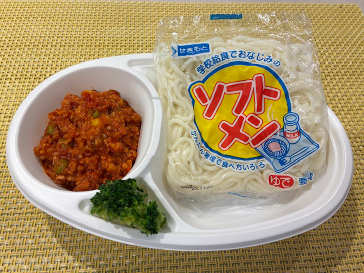 和縁+plus 東新潟駅前店の3周年感謝Week「ソフト麺&ミートソース」