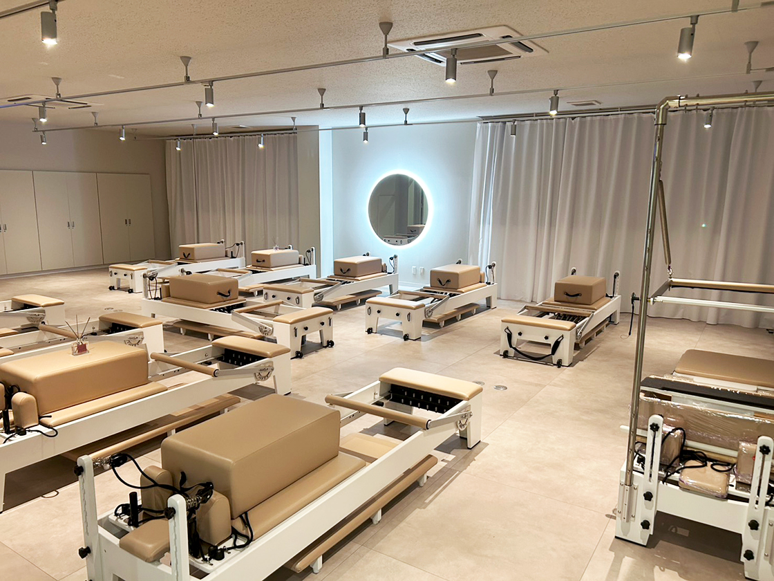 ONDPILATES the niigataのスタジオ内