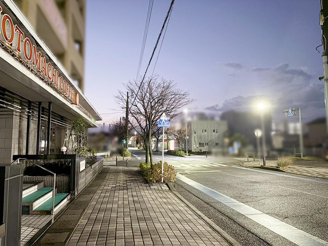 元町珈琲 東新潟の離れの場所