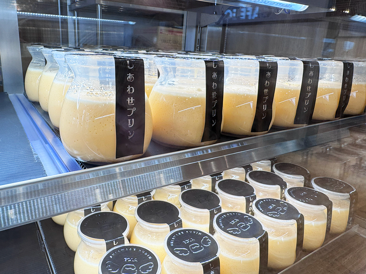 CAFE ECLA 長岡古正寺店のしあわせプリン