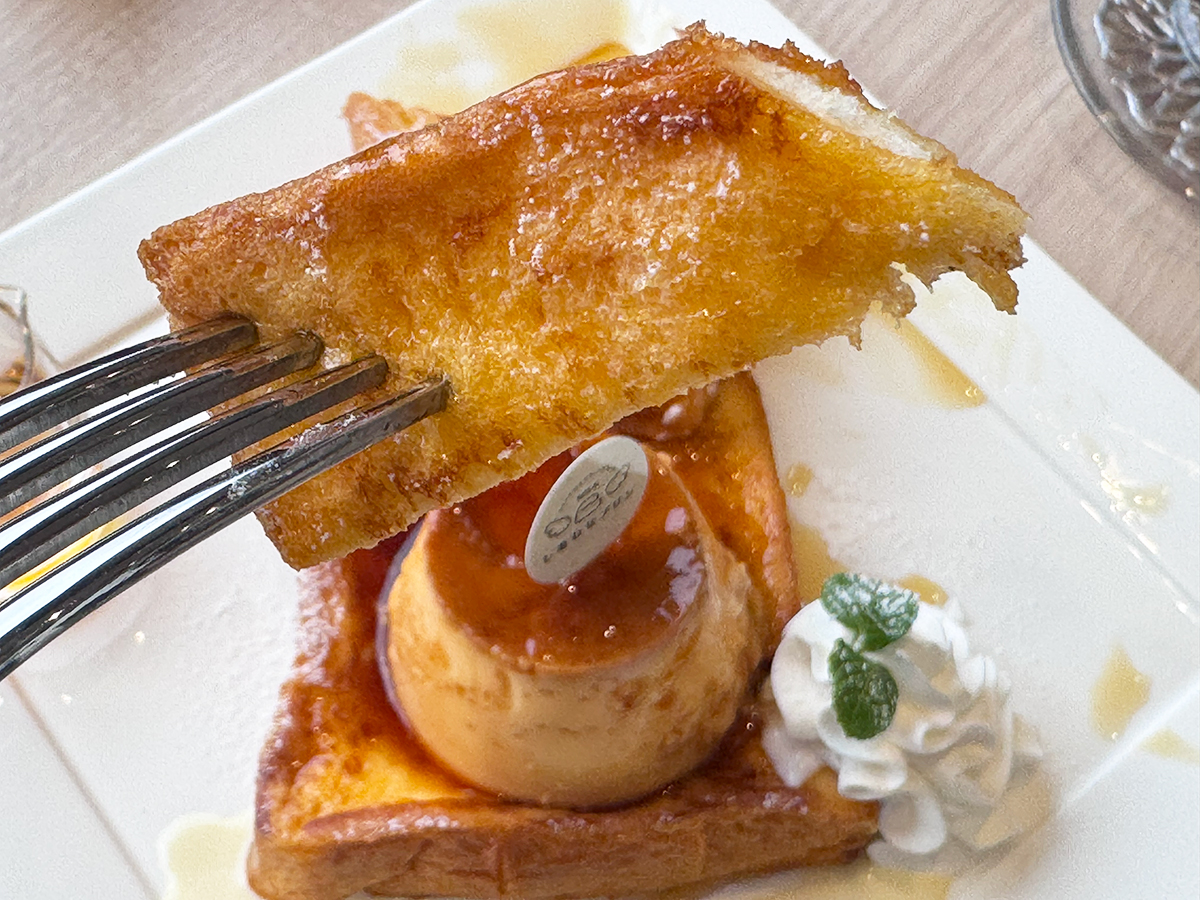 CAFE ECLA 長岡古正寺店のフレンチトースト
