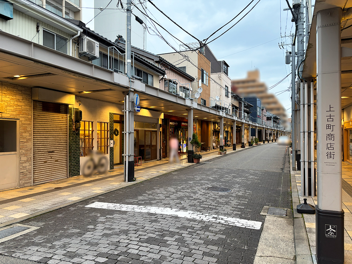 上古町の門前宿 ODOの場所