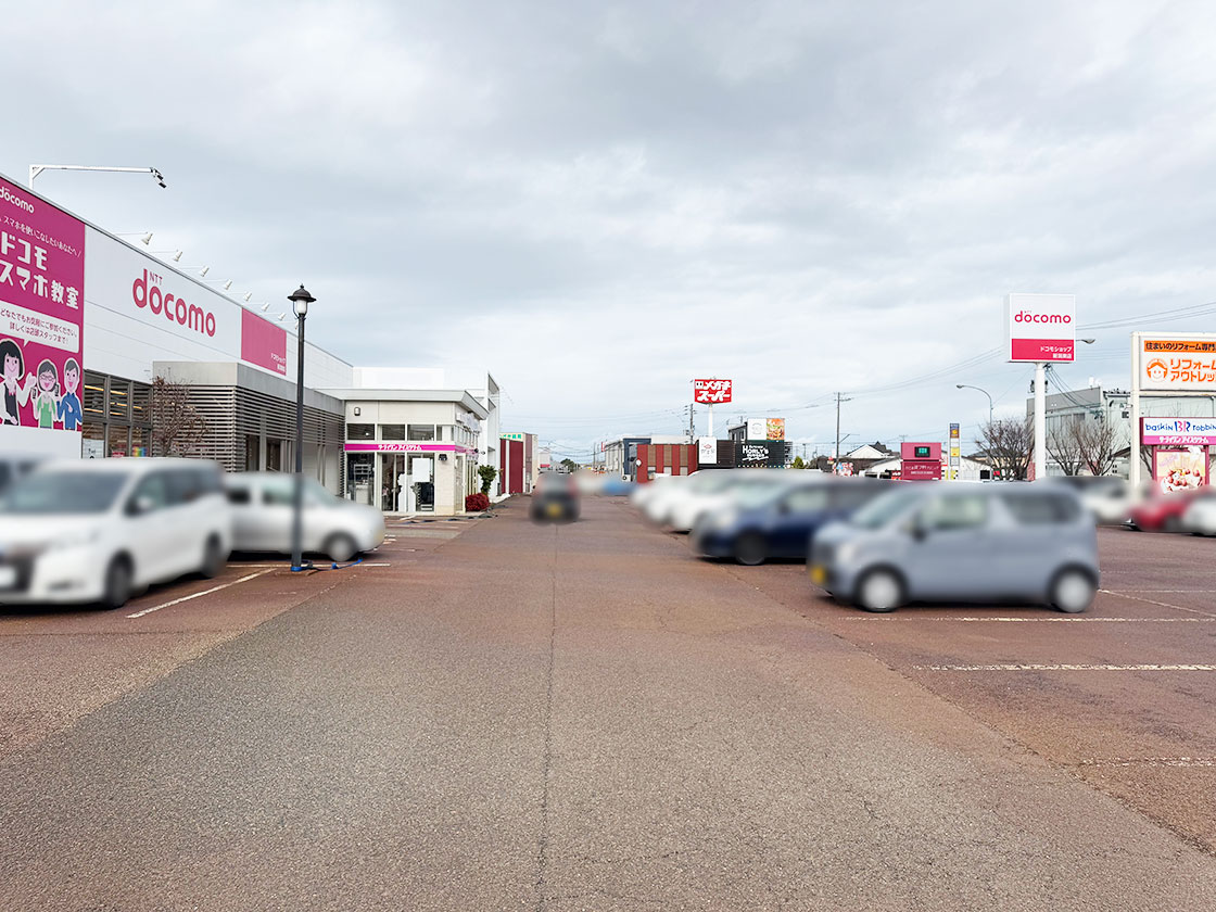 鶏そば縁道 石山本店 新店の場所