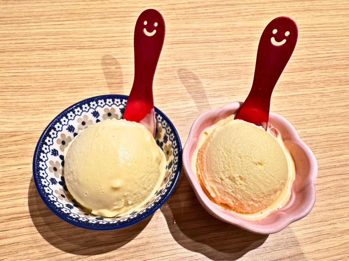 麺匠一鶏のバニラアイス