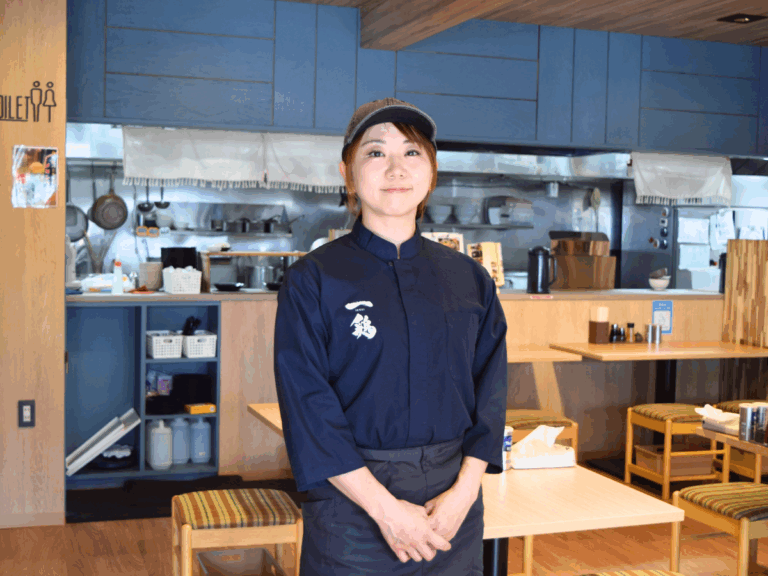 麺匠一鶏の店長・宍戸美沙子さん