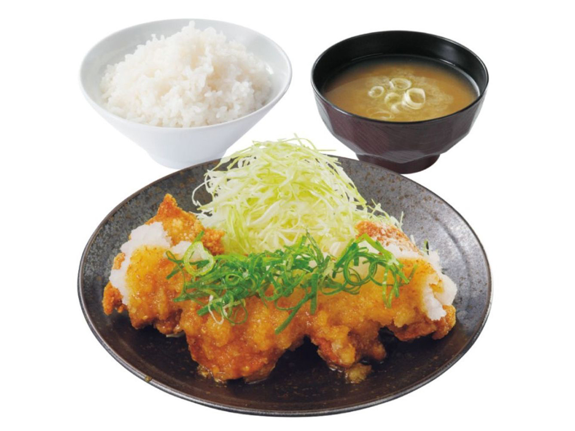 ねぎおろしからあげ定食