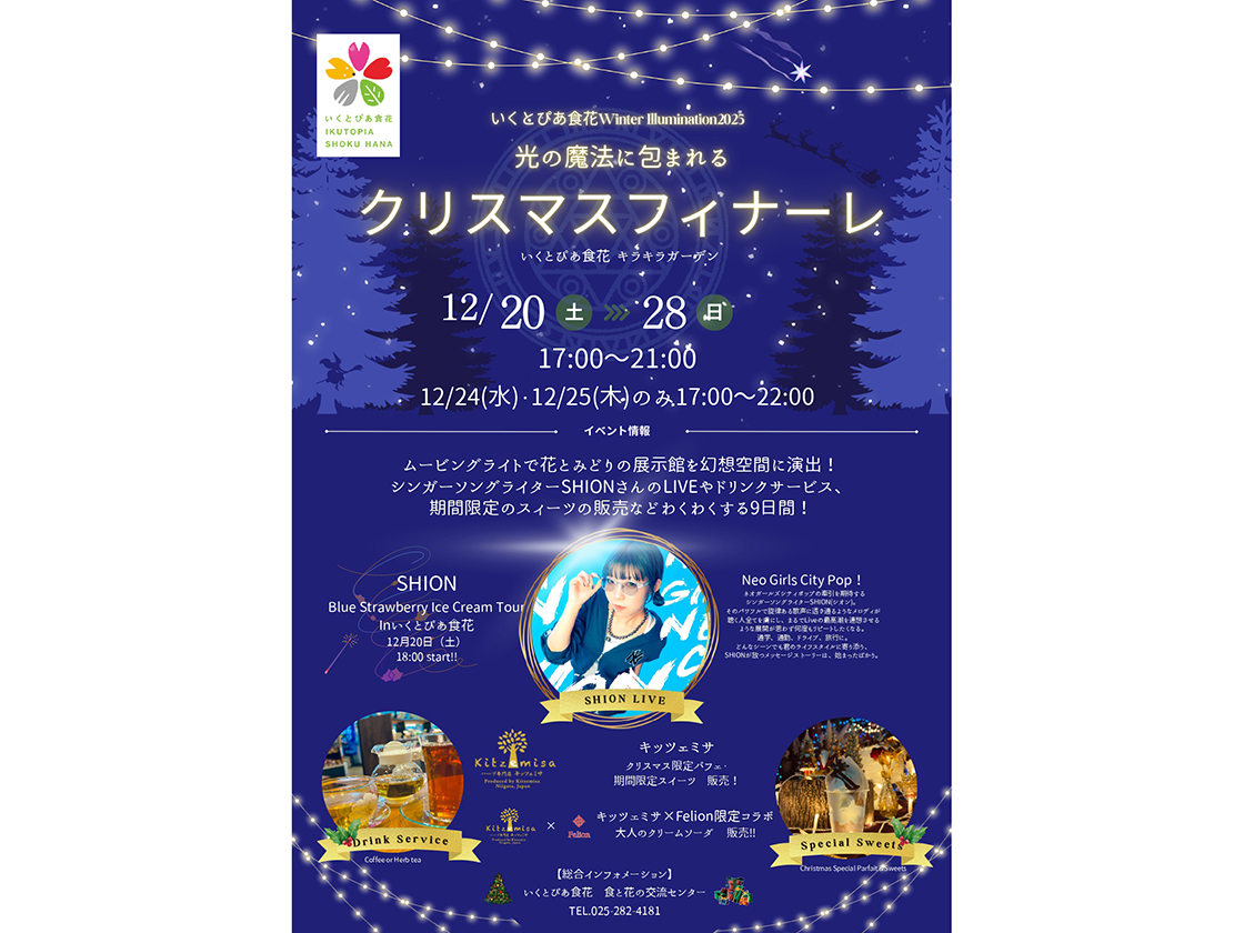 いくとぴあ食花 クリスマスフェスタ