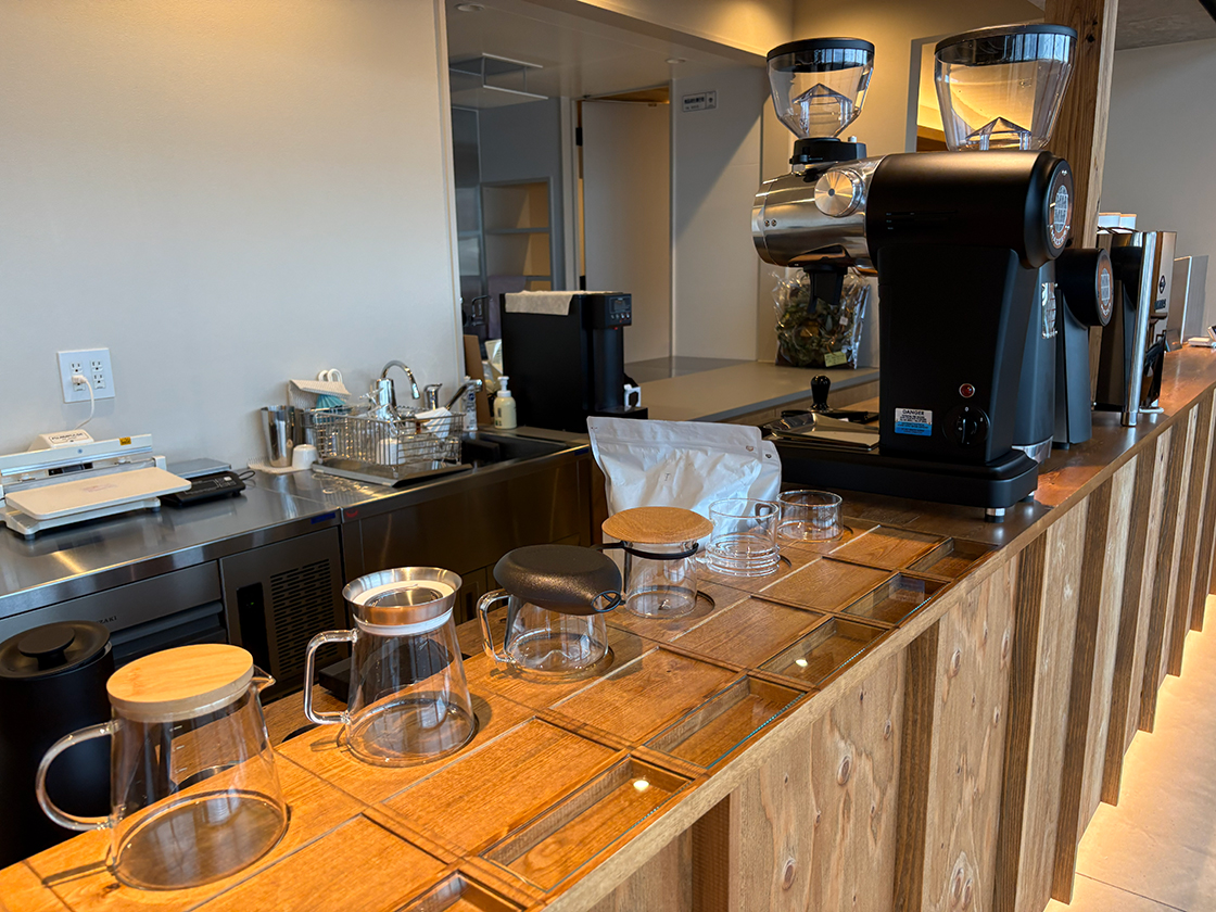 Organic＆Natural Foods Sun Sanのカフェ