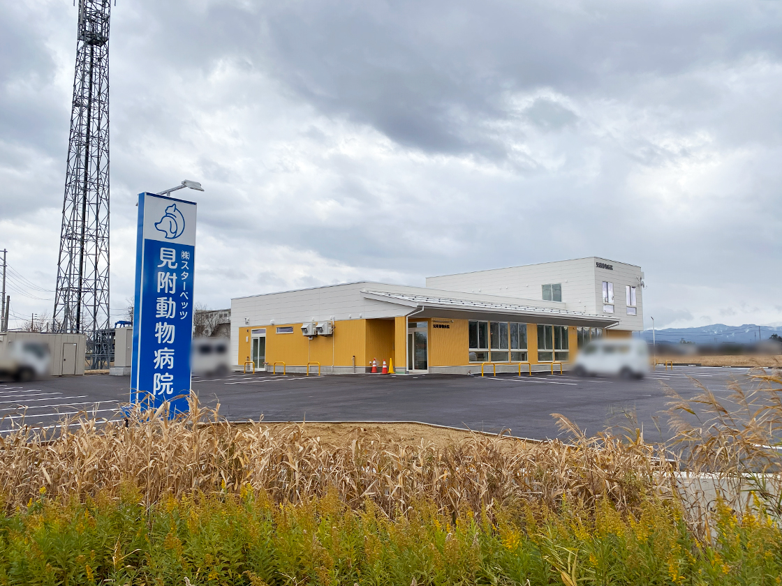 見附動物病院の外観