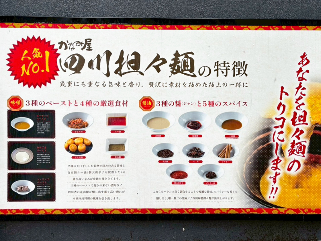 中華麺食堂 かなみ屋 万代店の外観