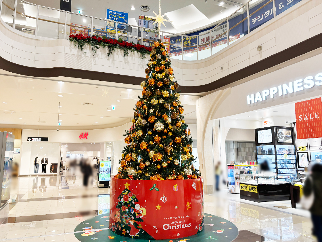 イオンモール亀田インター　クリスマスツリー
