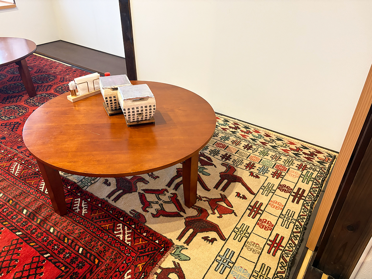 甘味処 ふじ元の店内