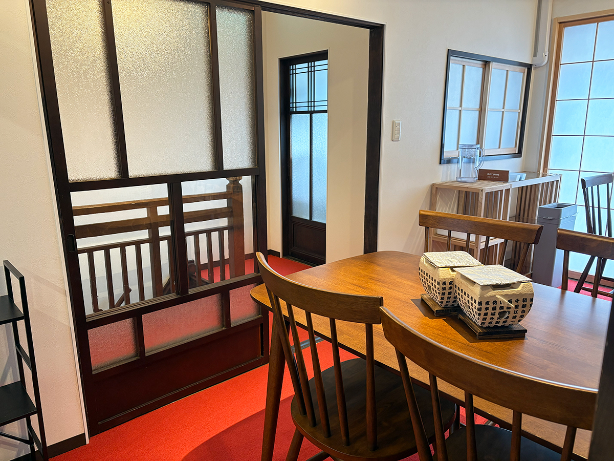 甘味処 ふじ元の店内