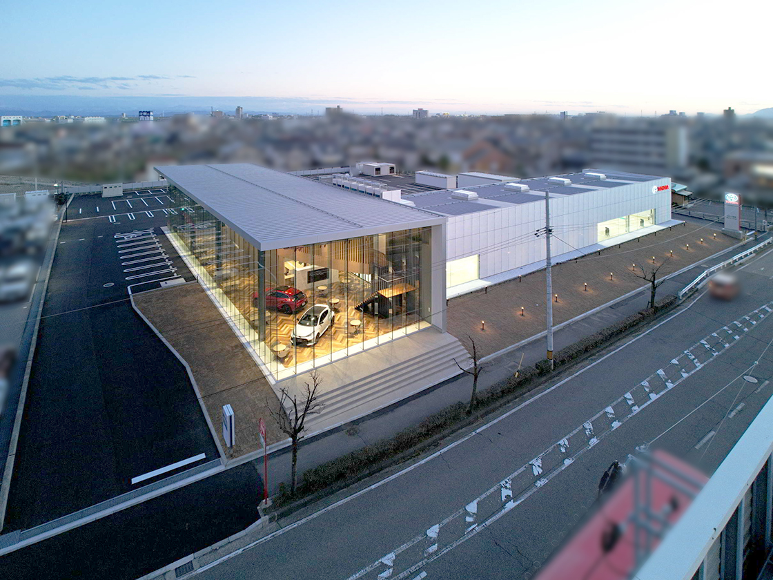 トヨタカローラ 青山フォーラム店の外観