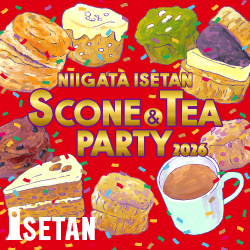新潟伊勢丹のスコーンパーティー