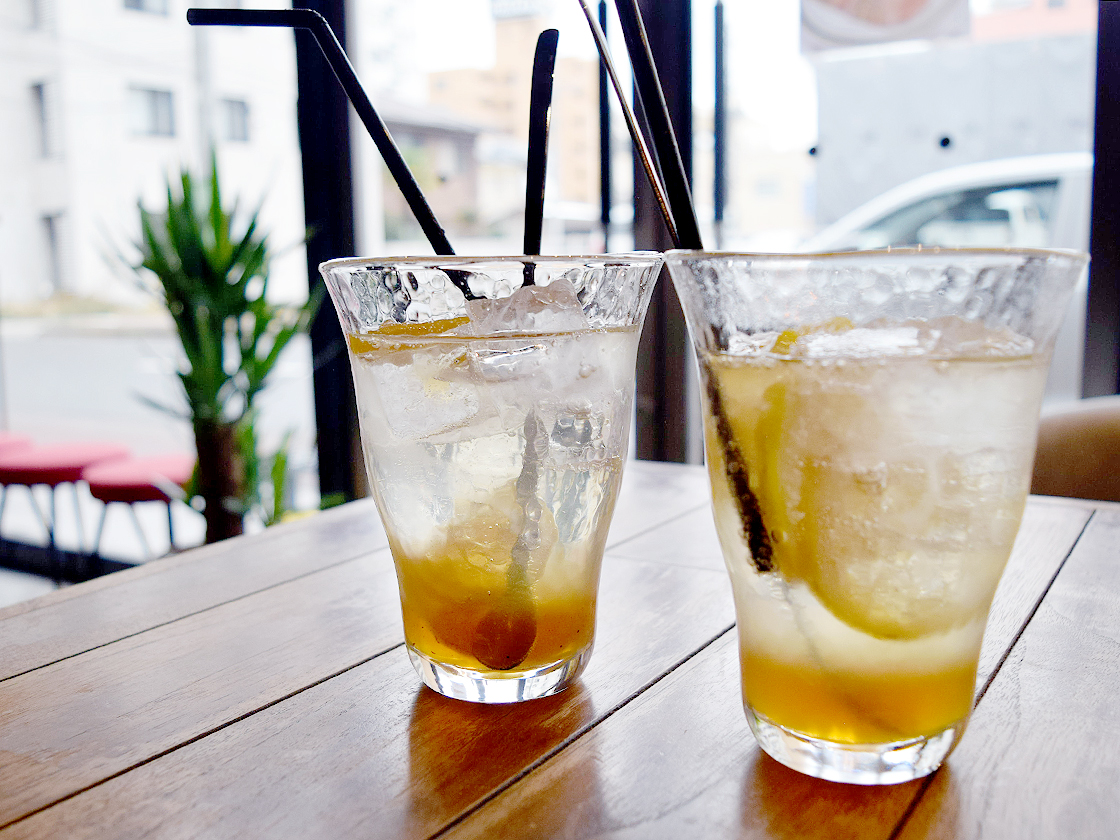 BRISKSTAND NIGATA　てづくりレモンスカッシュ　てづくりコーラ