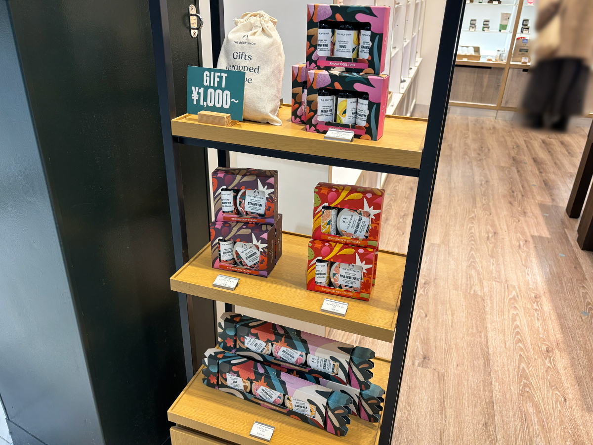 THE BODY SHOP イオンモール新潟亀田インター店の店内