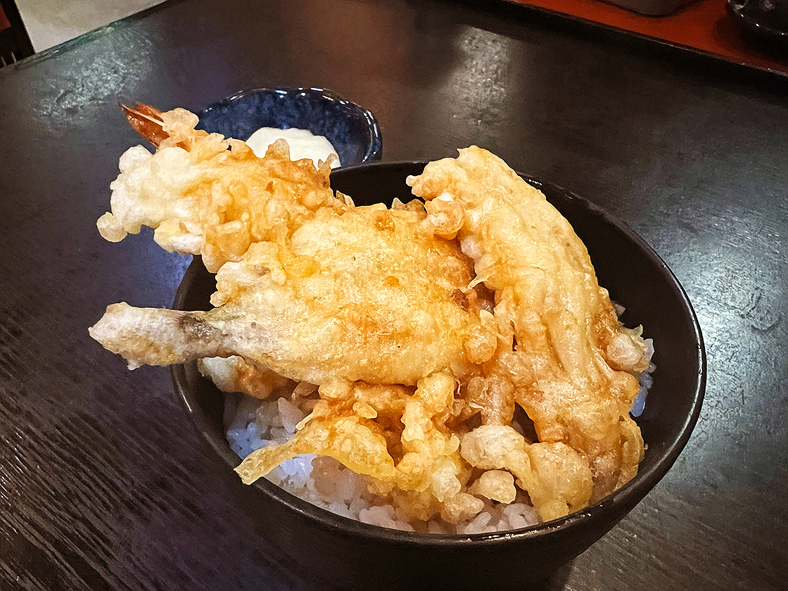 そばの山文 古町本店　ミニ天丼
