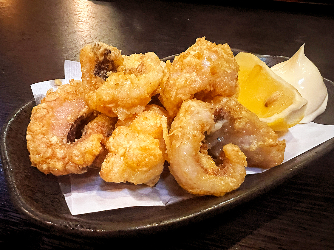 そばの山文 古町本店　たこのから揚げ