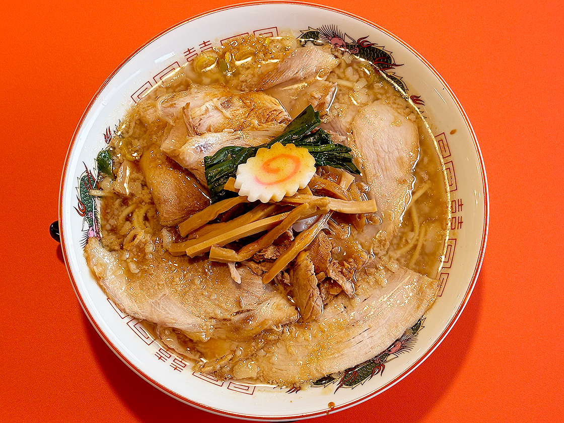 越後拉麵しなのや背脂生姜醬油拉麺