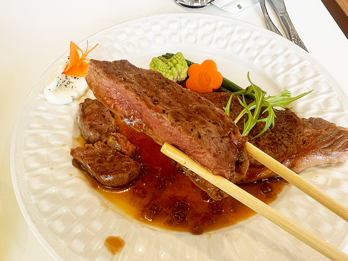 にく祥　サーロインステーキ