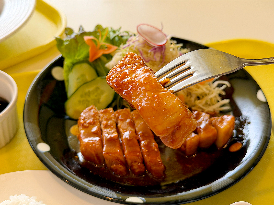 にく祥　豚ロース 甘辛トンテキ