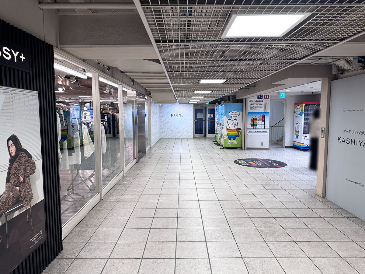 ROPÉ 新潟ビルボードプレイスの場所