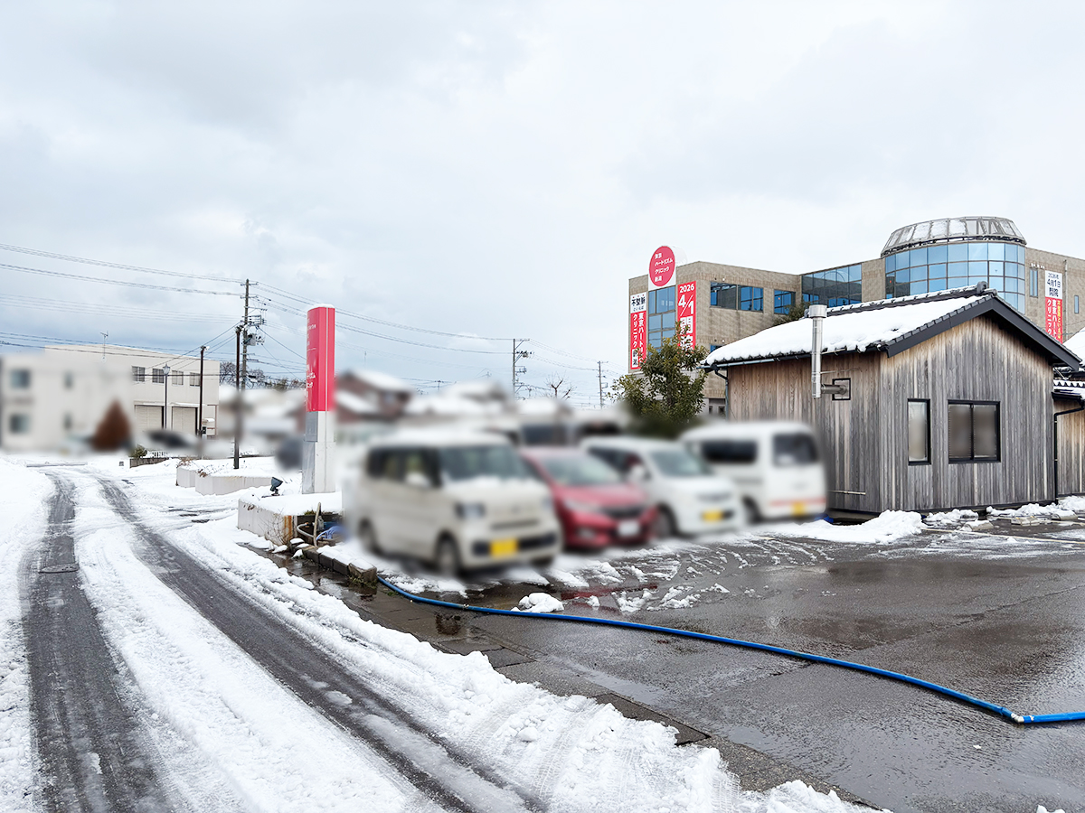 京ハートリズムクリニック新潟の駐車場