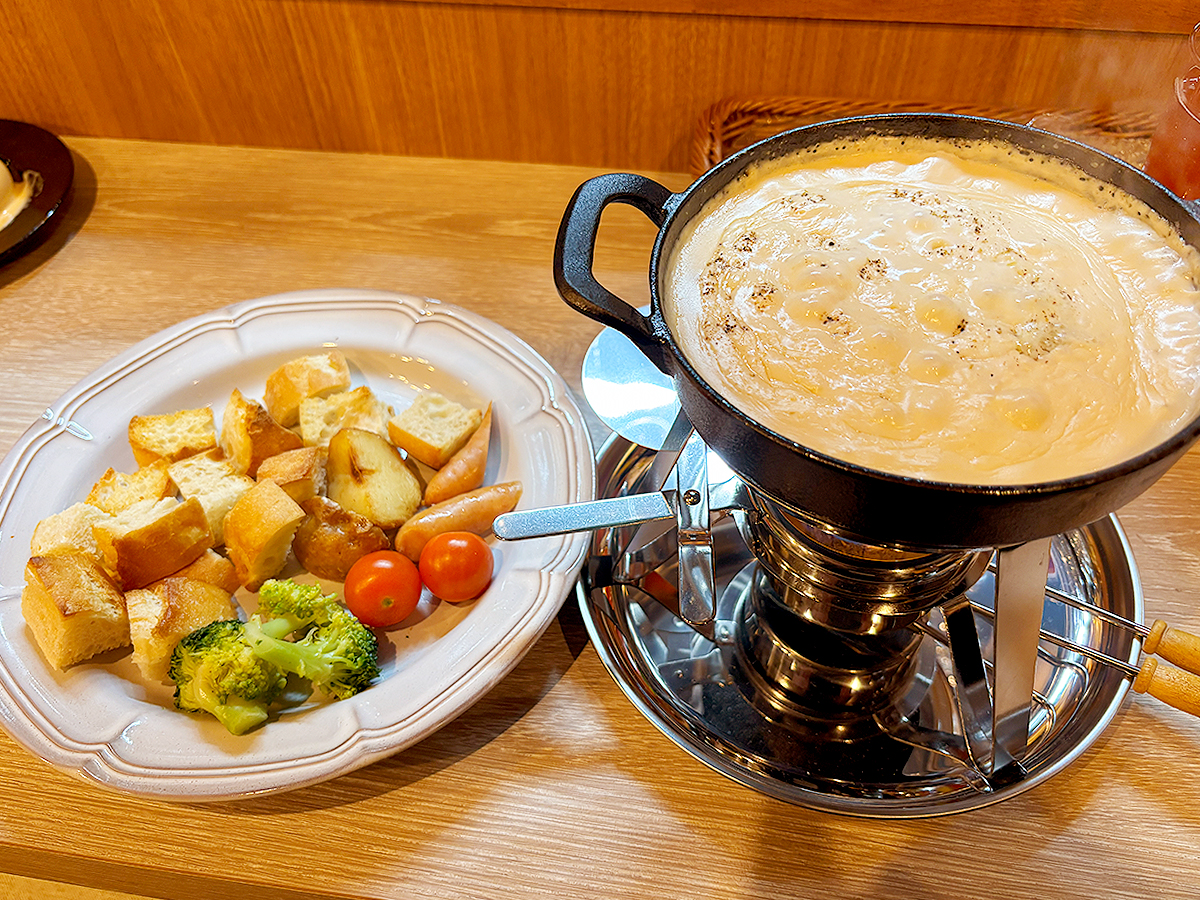 原価ビストロチーズプラス新潟　チーズフォンデュ