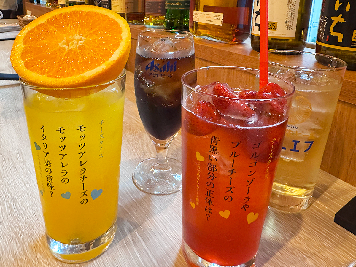 原価ビストロチーズプラス新潟　ドリンク