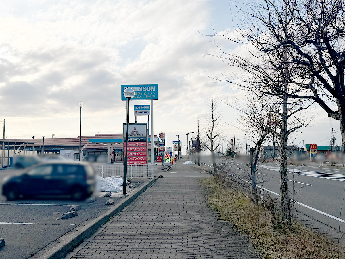 ダイハツ 新津店の場所(新店舗)