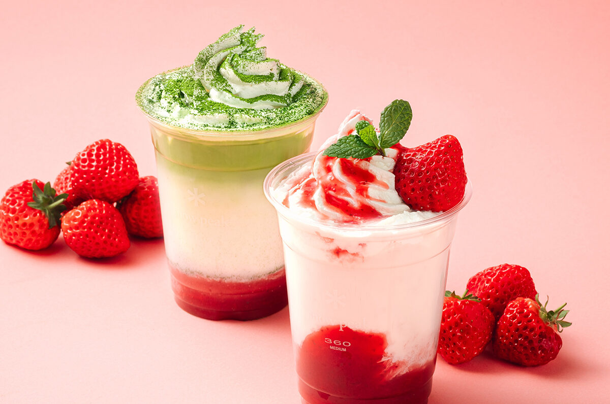 ストロベリーミルク／ストロベリー抹茶ミルク