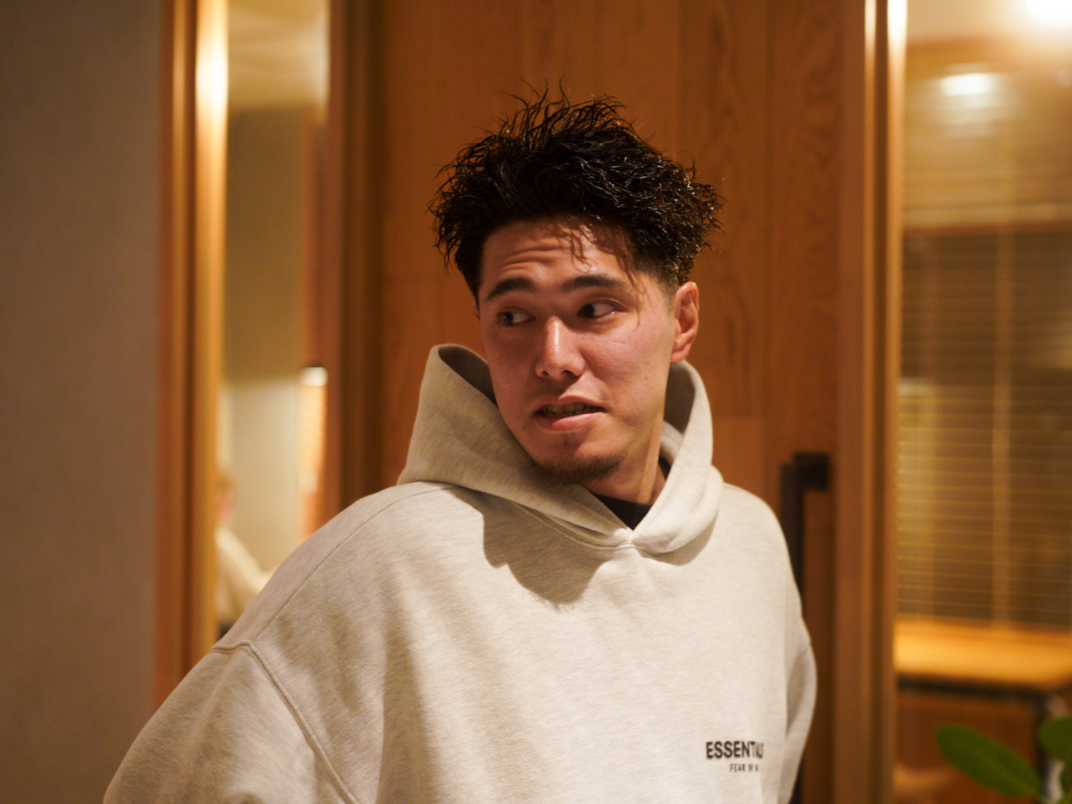TOCONOMA Barber Cafe Giftのオーナー・大瀧裕太郎さんのヘアカット