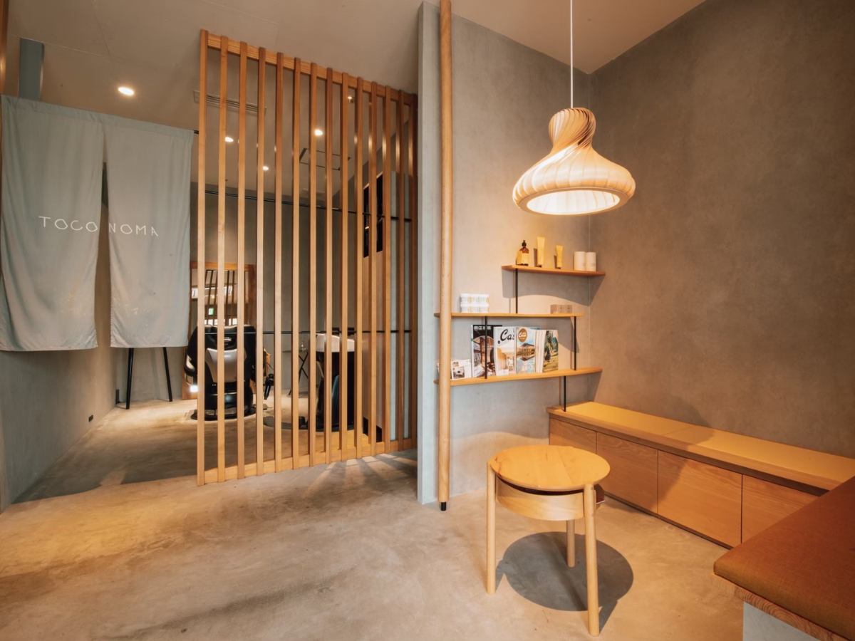 TOCONOMA Barber Cafe Giftの店内